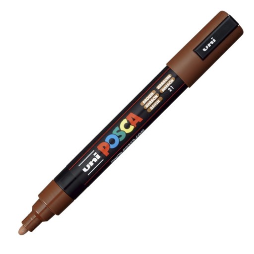 Marker UNI POSCA PC-5M BRĄZOWY (21)