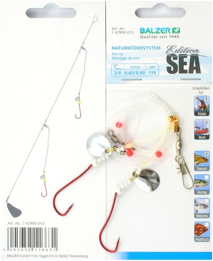 SURFCASTING ŁOWIENIE Z PLAŻY SYSTEM B-013