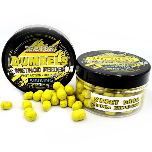 Dumbels Traper Sinking Słodka Kukurydza 8-10mm 50g