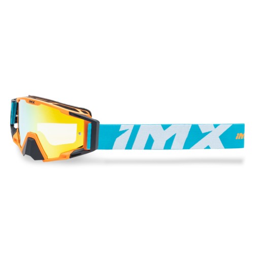 GOGLE IMX SAND ORANGE MATT BLUE WHITE SZYBA ORANGE IRIDIUM CLEAR