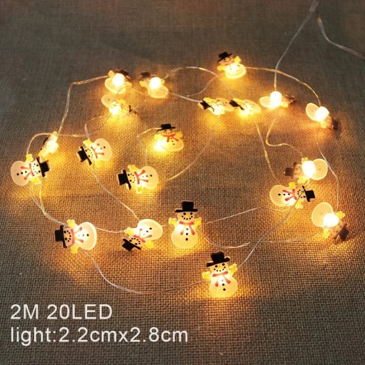 LED Christmas Decorative Light String Santa Claus