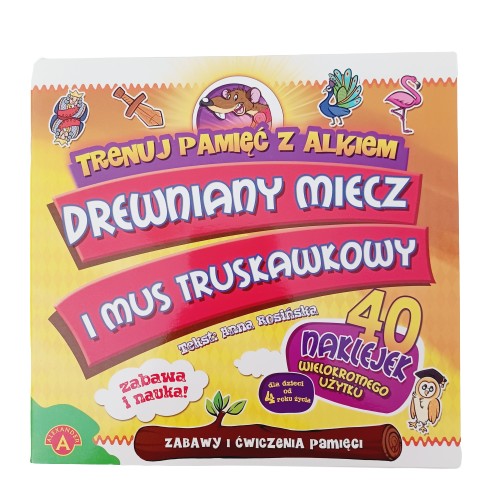 Drewniany miecz i mus truskawkowy Trenuj pamięć