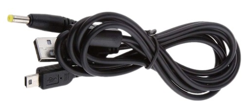 KABEL Y USB ŁADOWARKA 2w1 TRANSMISJA DANYCH DO PSP SLIM 2000, 3000 120CM
