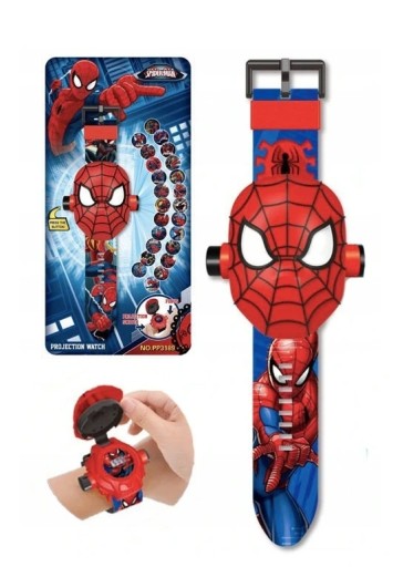 Zegarek 3D z Projektorem SPIDERMAN Rzutnik Zdjęć
