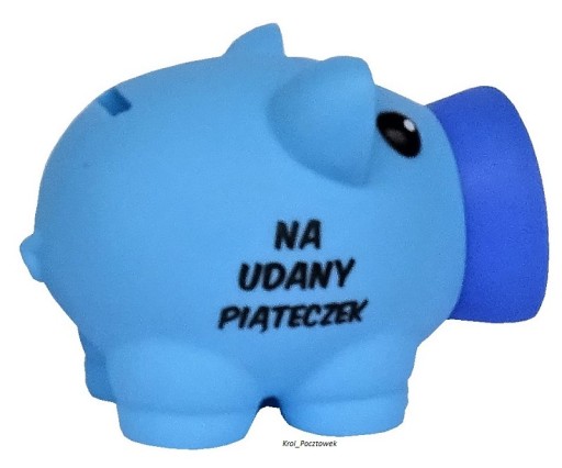 Skarbonka Świnka - NA UDANY PIĄTECZEK - prezent