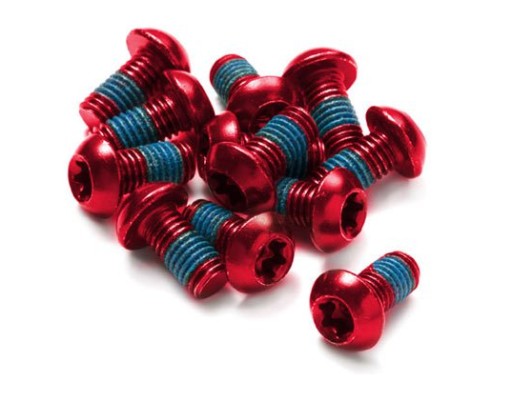 Reverse Śruby do tarcz M5x10mm czerwony GS