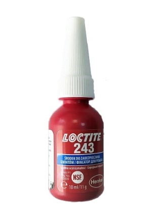 Loctite 243 10ml niebieski klej do zabezpieczenia metal