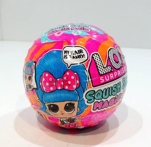 LOL SURPRISE SQUISH SAND MAGIC HAIR LALECZKA KULA NIESPODZIANKA