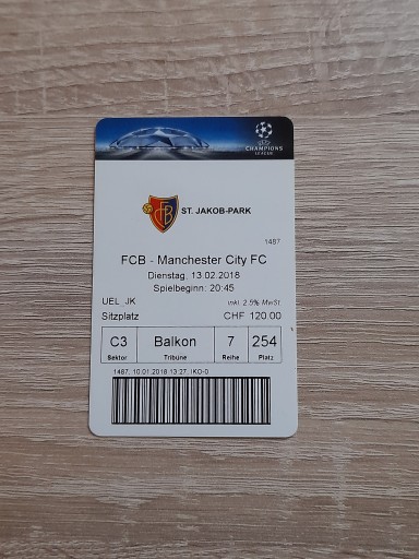 Liga Mistrzów 2018 , FC Basel - Manchester City