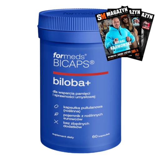 FORMEDS BICAPS BILOBA+ 60K GINKGO BILOBA ŻEN-SZEŃ