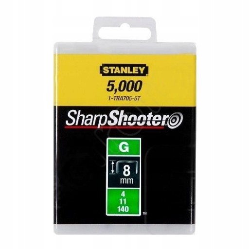 STANLEY ZSZYWKI typ G - 8 mm - 5000 szt