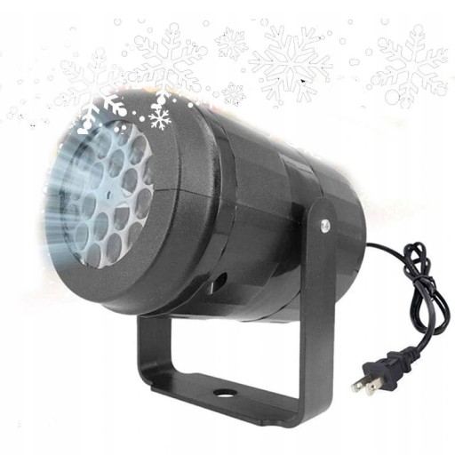 ŚWIĄTECZNY PROJEKTOR LED LASEROWY REFLEKTOR ŚNIEG