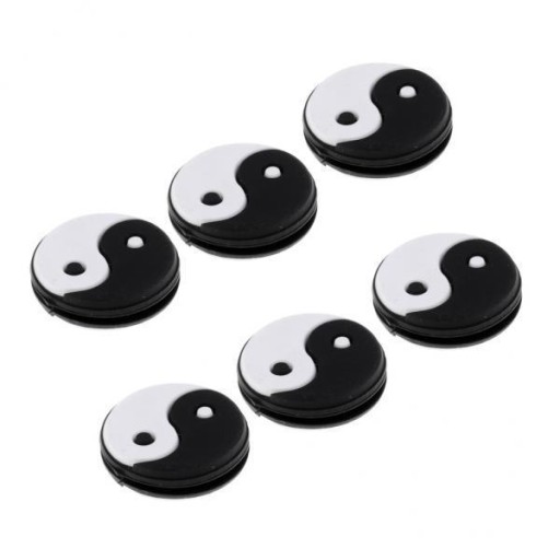 -2X 6 Pcs / Pack Silicone Tennis Racket Vibration