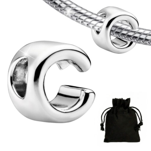 CHARMS ZAWIESZKA LITERA C LITERKA + WORECZEK