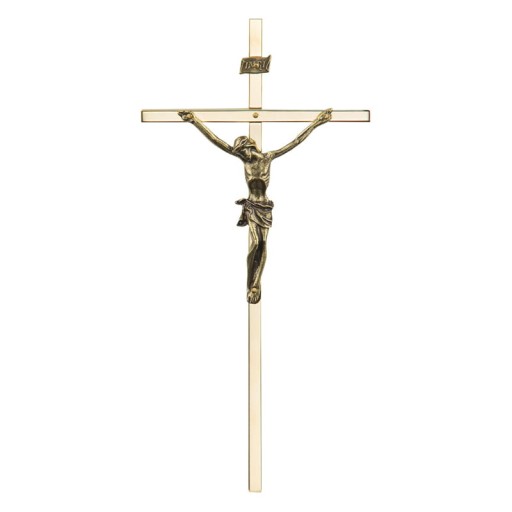 KRZYŻ WISZĄCY NA ŚCIANĘ DO DOMU BIURA SOLIDNY 21cm