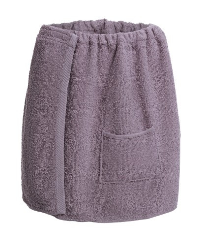 SAUNA PAREO KILT STALOWY RZEP 100% BAWEŁNA GR 500 MĘSKI 50/150CM L/XL