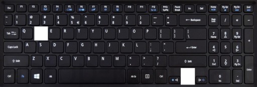 AC167 Klawisz przycisk do klawiatury Acer Aspire M5-583P Vn7-571G V15