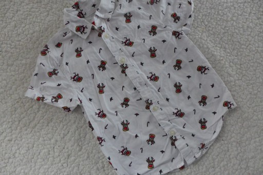 PRIMARK KOSZULA ŚWIĘTA RENIFER RUDOLF 104