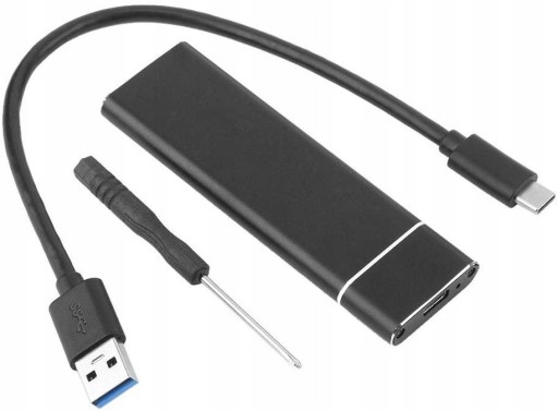 Obudowa dysku SSD M2 USB typ C 3.0 Adapter NGFF SATA B KEY B M KEY