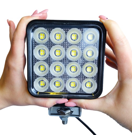 LAMPA LEDOWA ROZPROSZONA ROBOCZA 64 LED DIODY OSRAM HALOGEN SZPERACZ 12-24V