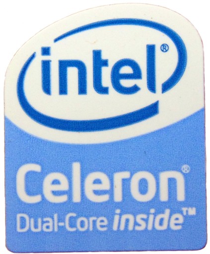 Naklejka INTEL CELERON DUAL CORE 16x20mm [145]