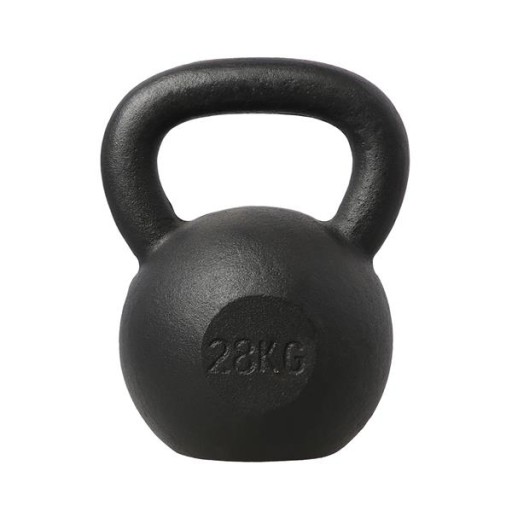 HANTEL TRENINGOWY KETTLEBELL 28kg ŻELIWO uchwyt