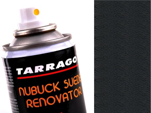 18 CZARNY SPRAY TARRAGO DO RENOWACJI KOLORU CHOLEWKI OBUWIA Z ZAMSZU NUBUKU