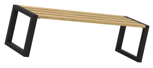 ŁAWKA OGRODOWA BEZ OPARCIA 180 CM NOWOCZESNA =LOFT