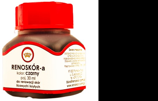 FARBA DO MALOWANIA SKÓR RENOWACJI RENOSKÓR CZARNY