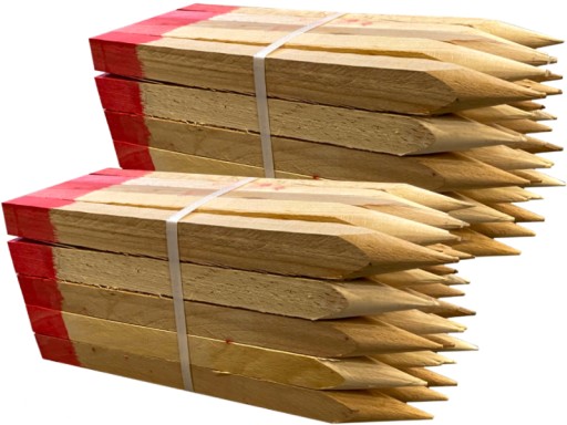 PALIK PALIKI GEODEZYJNE BUDOWLANE KOŁEK 30cm 50szt