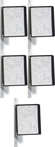 PANELE PREZENTACYJNE A4 x 5 MAGNETYCZNE Durable x5