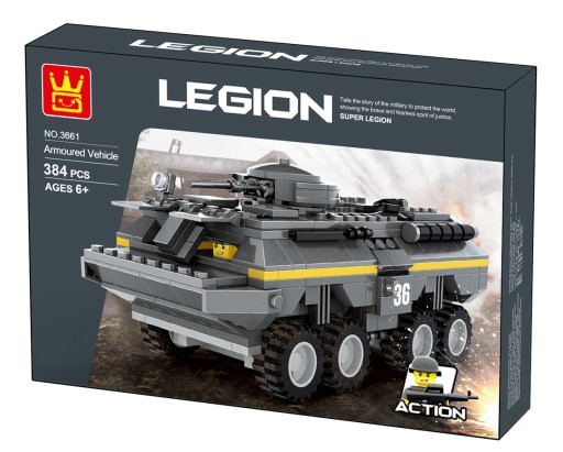 Klocki Wange Transporter opancerzony 384el