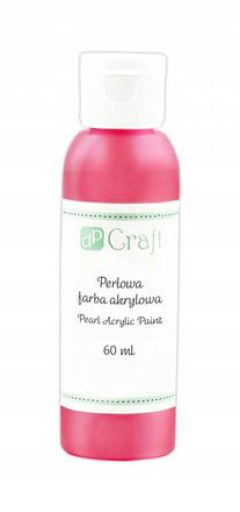 FARBKA NA PLASTYKĘ AKRYLOWA PERŁOWA CZERWIEŃ 60ML