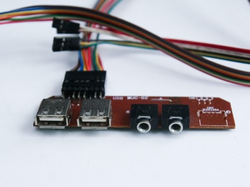 Front Panel 2 x USB + Audio - MUC-02