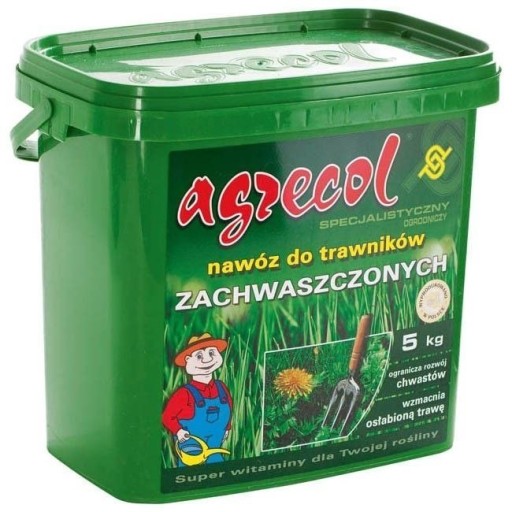 NAWÓZ DO TRAWY TRAWNIKA Z CHWASTAMI CHWASTY 5KG