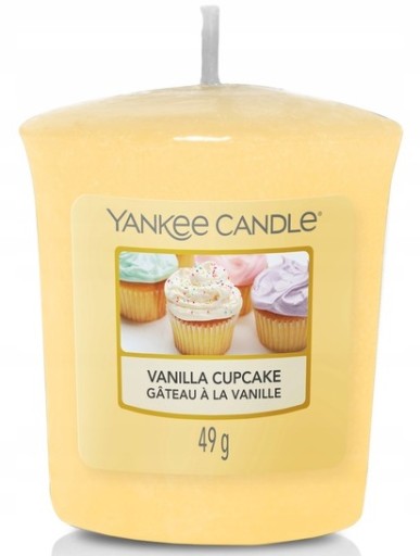 YANKEE CANDLE VANILLA CUPCAKE ŚWIECA SAMPLER 49g