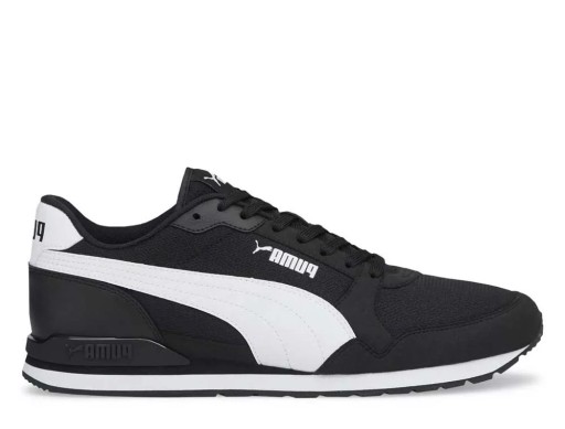 Buty miejskie męskie czarne z siatką Puma ST RUNNER V3 MESH 384640 01 46