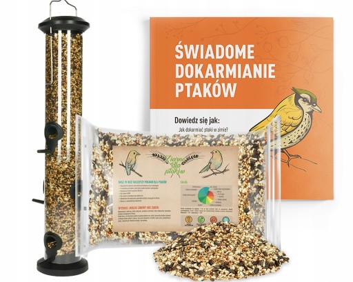 KARMNIK 1L KARMIDŁO KARMA ZIARNO DLA PTAKÓW WYTRZYMAŁY TRIXIE POJEMNY