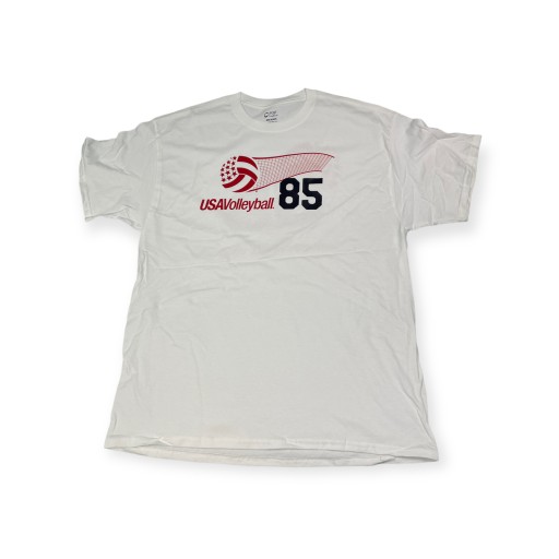 Koszulka męska biała Port Company Volleyball 85 XL