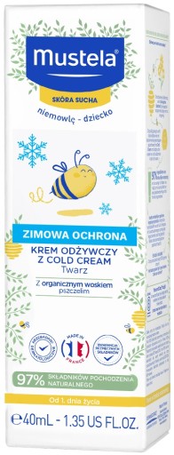 MUSTELA ZIMOWY KREM OCHRONNY NA WIATR I MRÓZ COLD CREAM