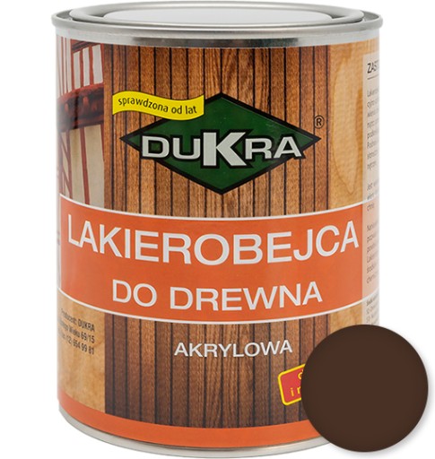 Lakierobejca do drewna Dukra 200ml PALISANDER