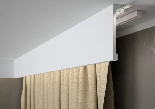 MARDOM DECOR LISTWA KARNISZOWA LED QL036 H-14.8cm DŁUGOŚĆ 2.4m