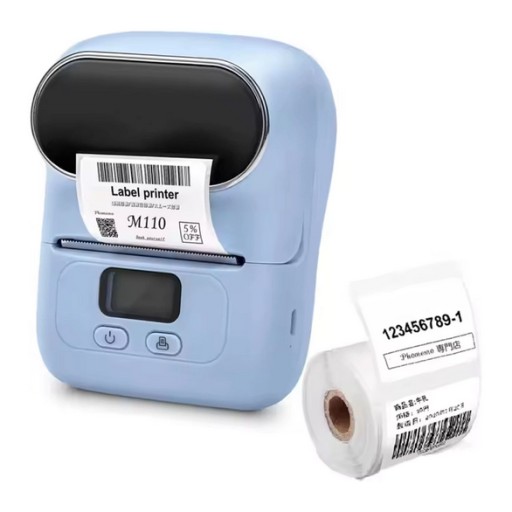 Phomemo M110 termiczna drukarka etykiet termicznych z Bluetooth Android IOS