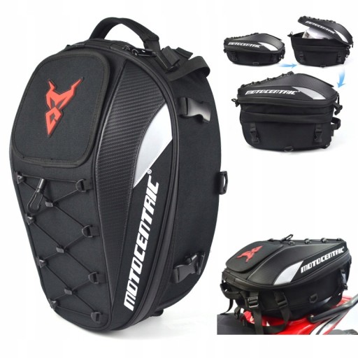 PLECAK TORBA MOTOCYKL SIEDZENIE MOTOR KASK GRATIS