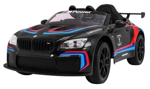 BMW M6 GT3 Auto na akumulator dla dzieci Czarny + Nawiew powietrza