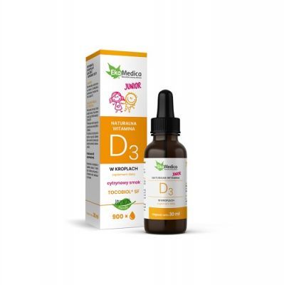 EKAMEDICA Witamina JUNIOR D3 krople 30 ml