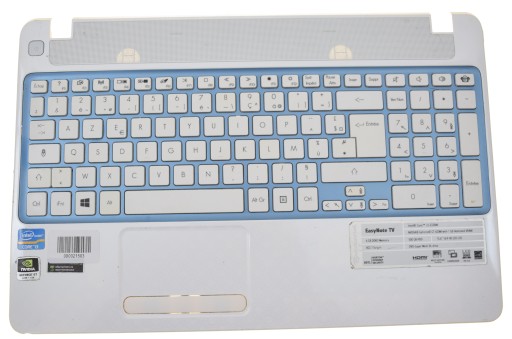 OBUDOWA PALMREST KLAWIATURA PACKARD BELL TV44HC