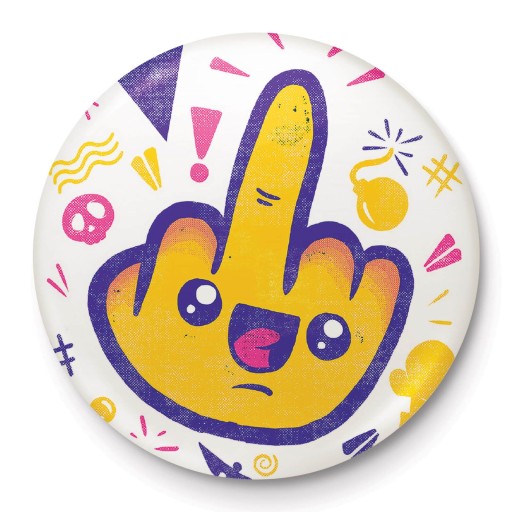 Przypinka Ilustrata Middle Finger Małe przypinki