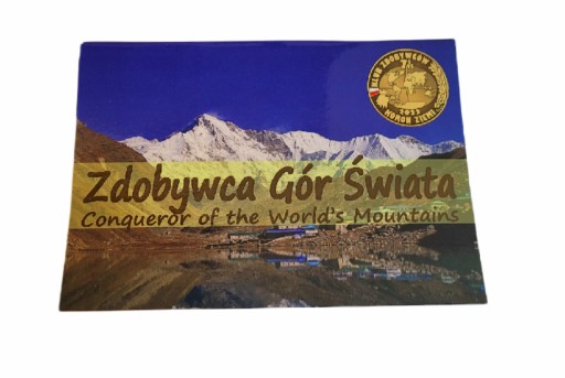 ZDOBYWCA GÓR ŚWIATA KSIĄŻECZKA PIECZĄTKI ODZNAKA