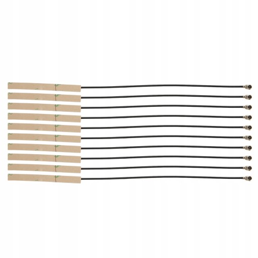 10 szt. Antena wewnętrzna 2.4G FPC Soft 3dBi